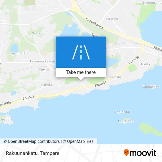 Rakuunankatu Street map