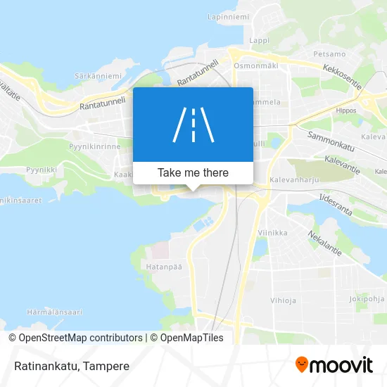 Ratinankatu Street map