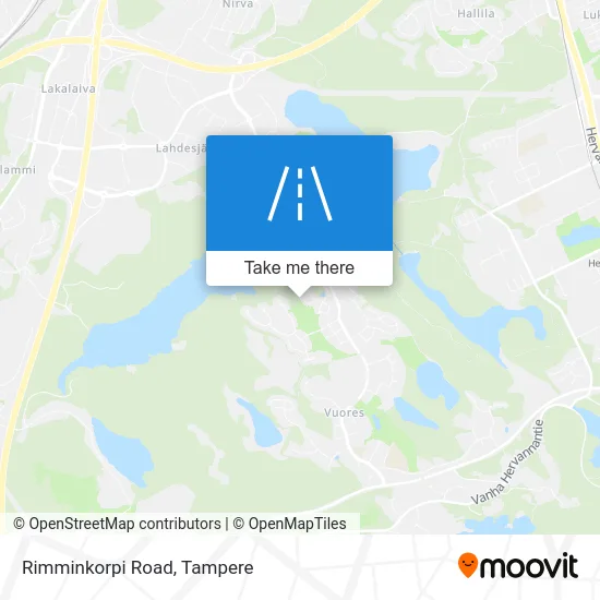 Rimminkorpi Road map