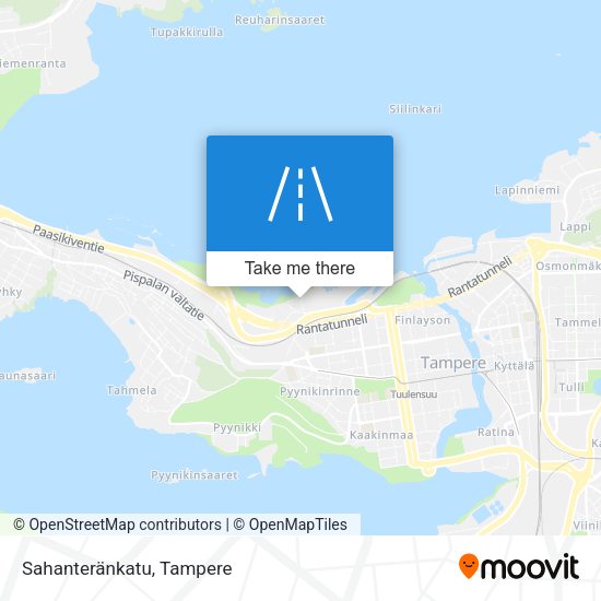 Sahanteränkatu map