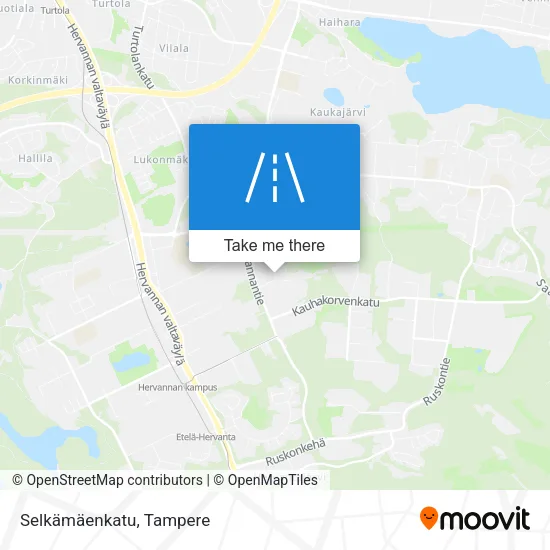 Selkämäenkatu map