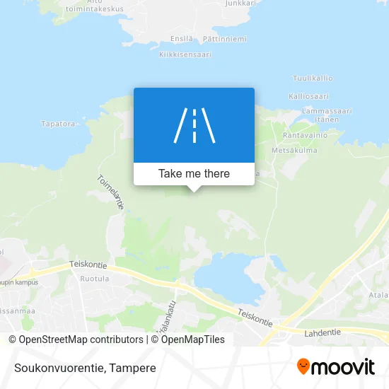 Soukonvuorentie map
