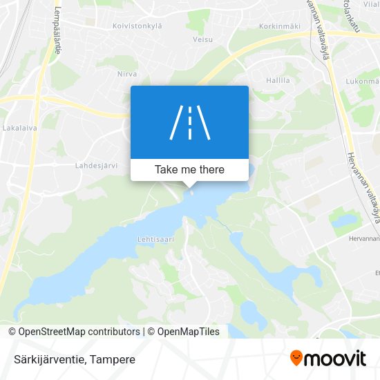 Särkijärventie map