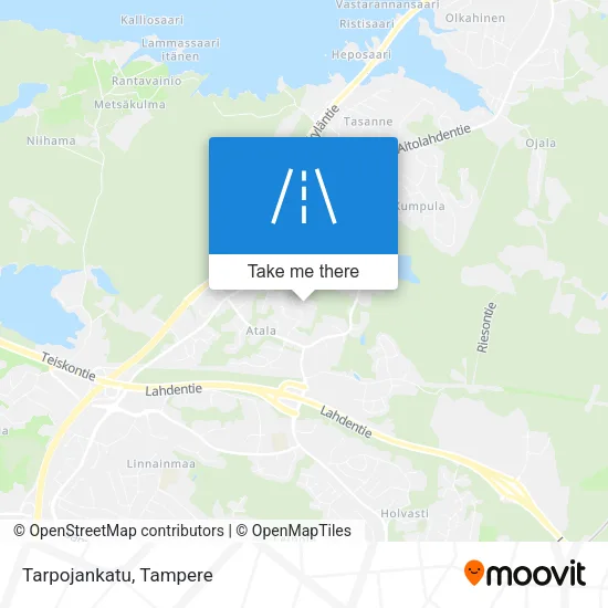 Tarpojankatu map