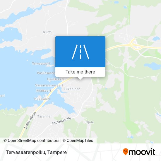 Tervasaarenpolku map