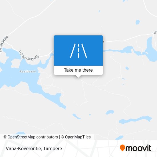 Vähä-Koverontie map