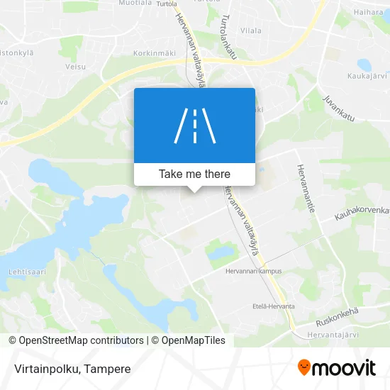 Virtainpolku map