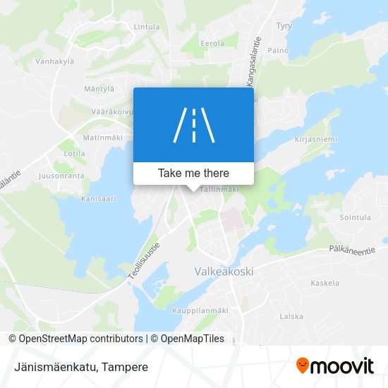 Jänismäenkatu map
