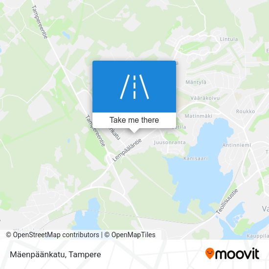Mäenpäänkatu map