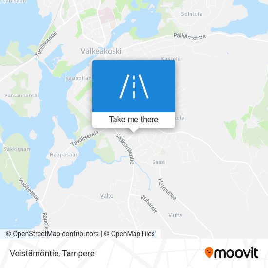 Veistämöntie map