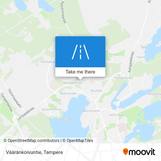 Vääränkoivuntie map