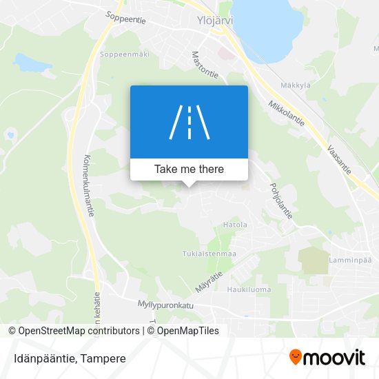 Idänpääntie map
