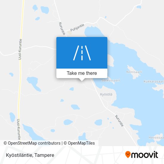 Kyöstiläntie map
