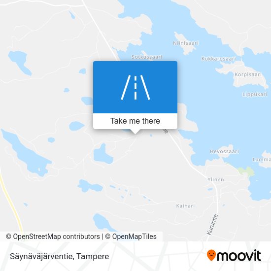 Säynäväjärventie map