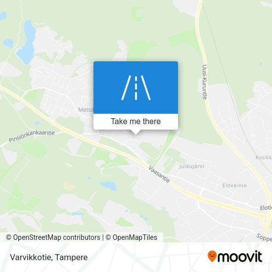 Varvikkotie map