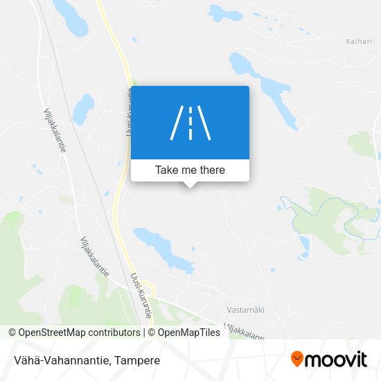 Vähä-Vahannantie map