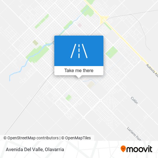 Mapa de Avenida Del Valle