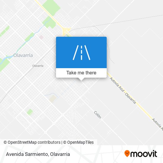 Avenida Sarmiento map