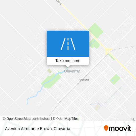 Avenida Almirante Brown map