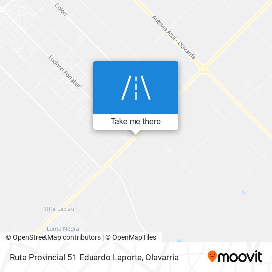 Ruta Provincial 51 Eduardo Laporte map