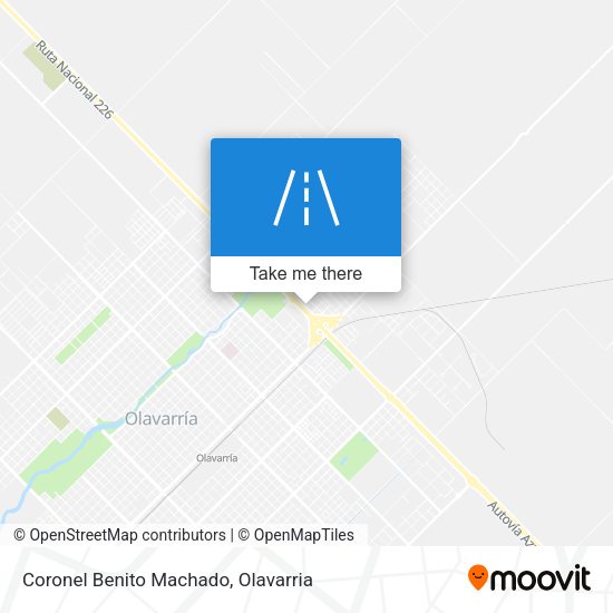 Mapa de Coronel Benito Machado