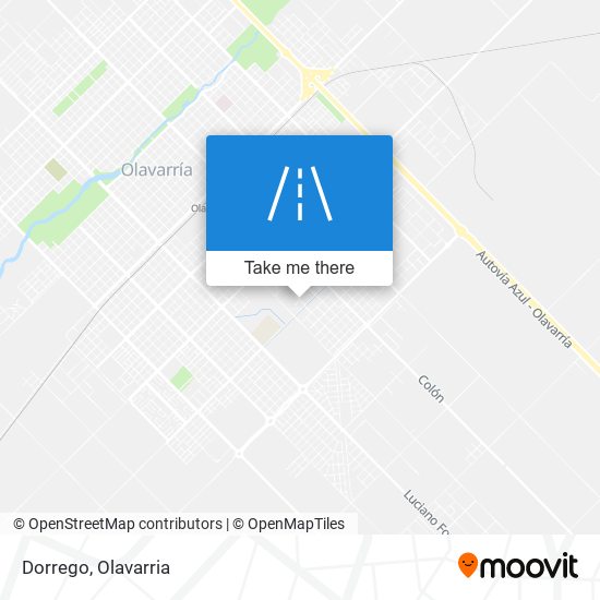 Dorrego map