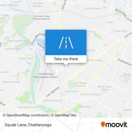 Mapa de Squab Lane