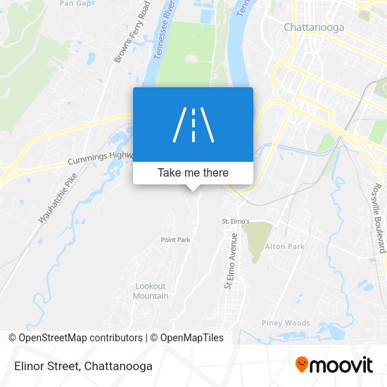 Mapa de Elinor Street