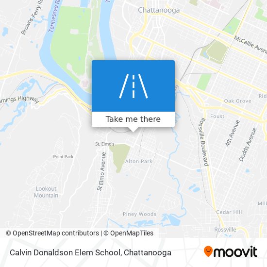 Mapa de Calvin Donaldson Elem School