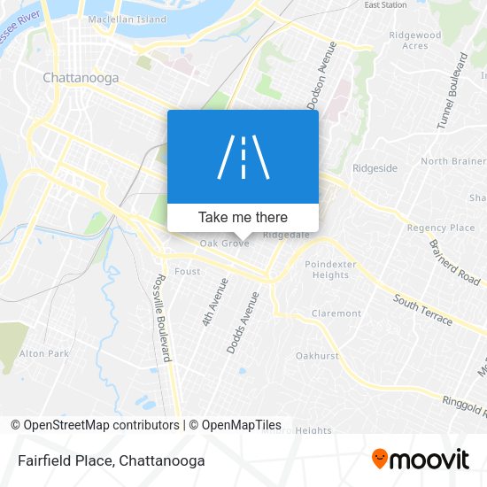 Fairfield Place map