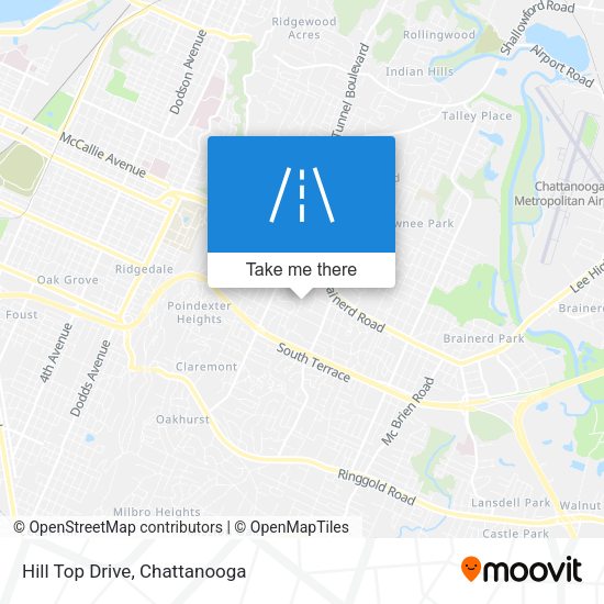 Hill Top Drive map