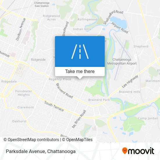 Parksdale Avenue map
