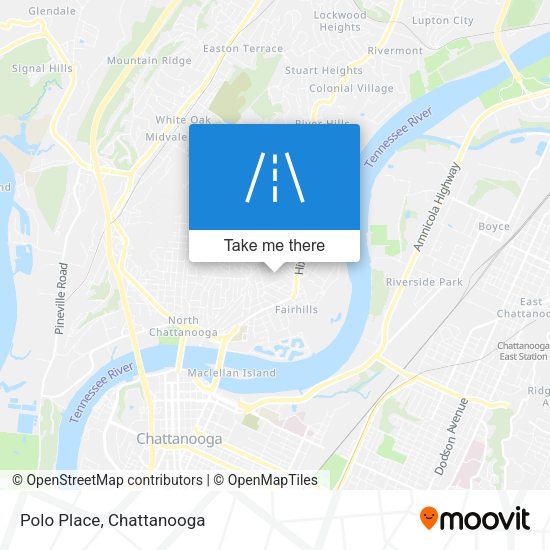 Mapa de Polo Place