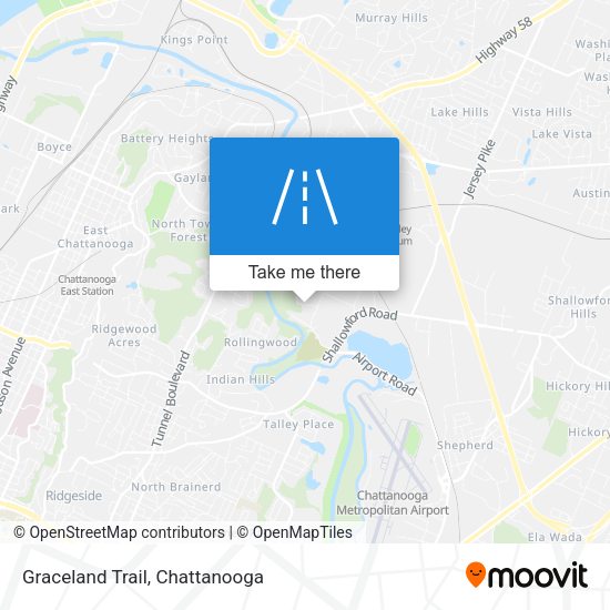 Graceland Trail map