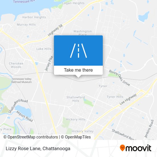 Lizzy Rose Lane map