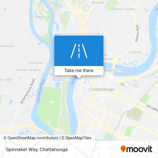 Mapa de Spinnaker Way