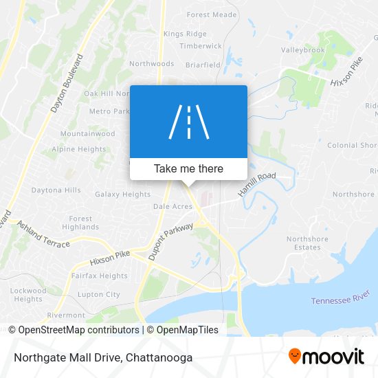 Northgate Mall Drive map