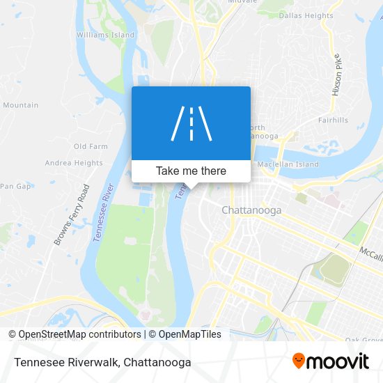 Tennesee Riverwalk map