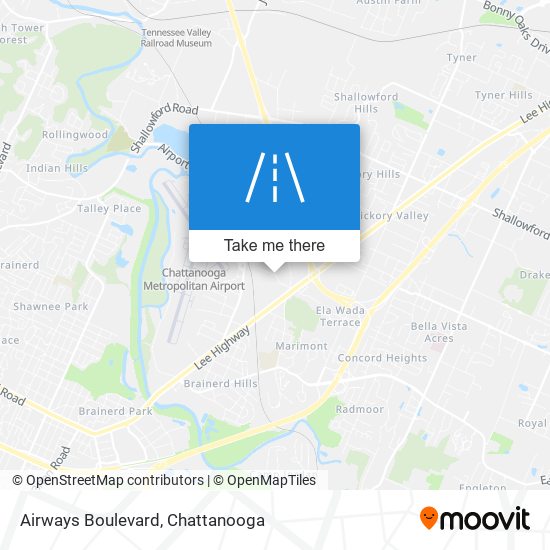 Airways Boulevard map