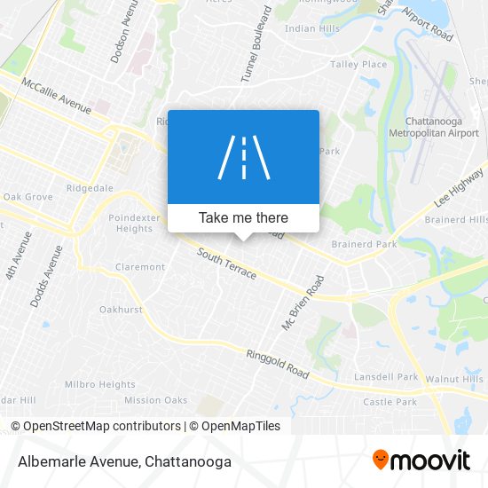 Albemarle Avenue map