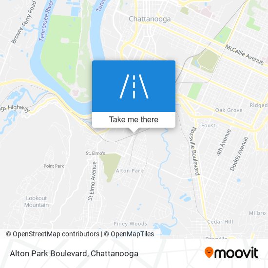 Alton Park Boulevard map