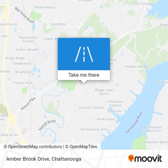 Amber Brook Drive map