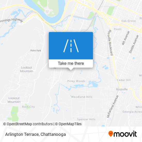 Arlington Terrace map