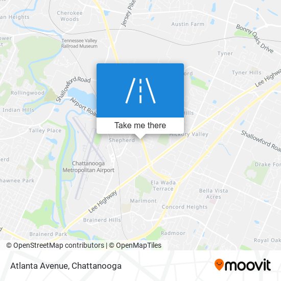 Atlanta Avenue map