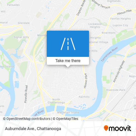 Auburndale Ave. map