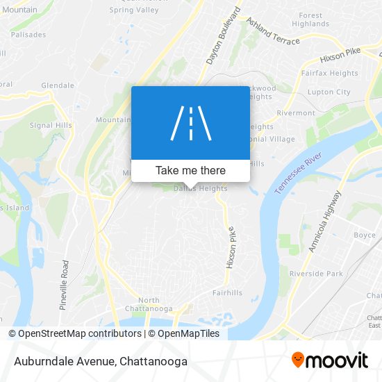 Auburndale Avenue map