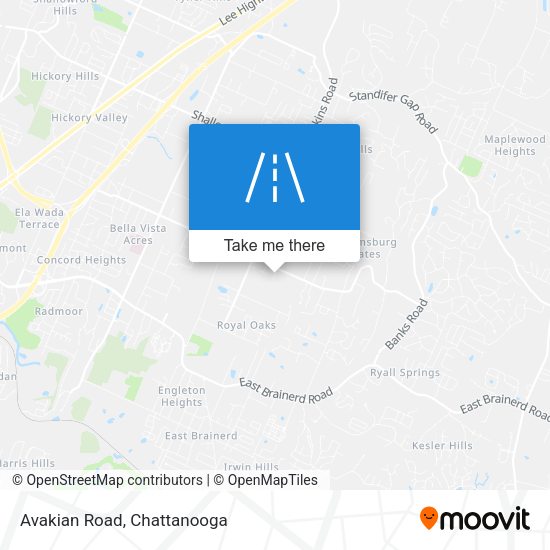 Mapa de Avakian Road