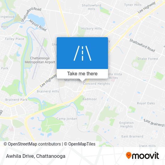 Mapa de Awhila Drive