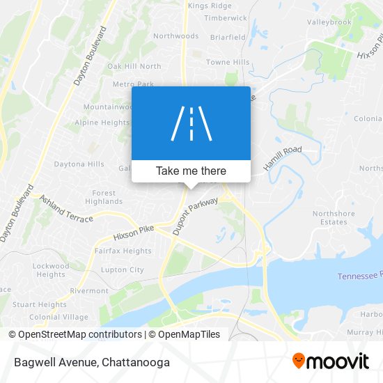 Bagwell Avenue map