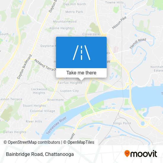 Mapa de Bainbridge Road